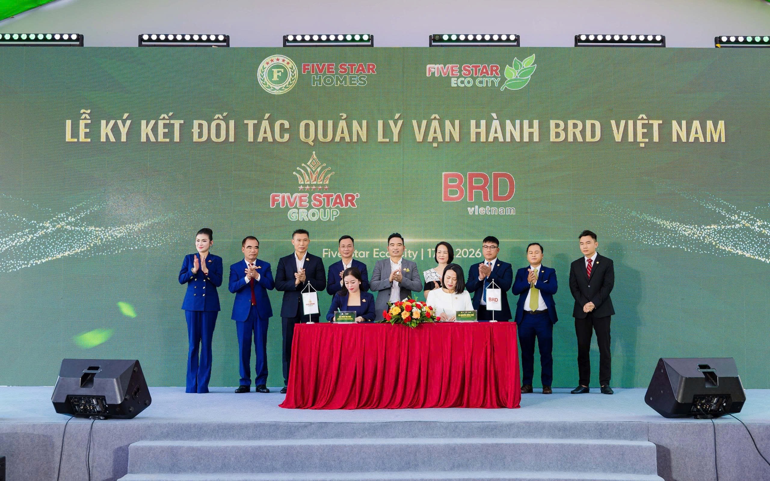 BRD ký kết đối tác quản lý vận hành khu đô thị 